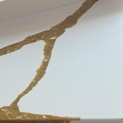 White Calacatta Gold Marble Vein  QUARTZ